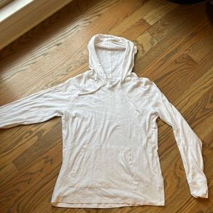 PD & c white beach hoodie